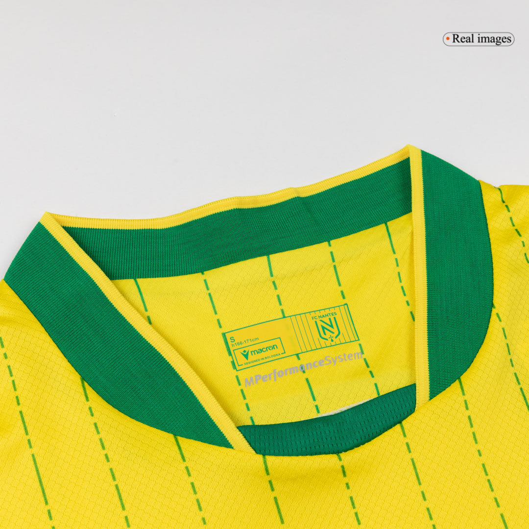 FC Nantes Domicile Maillot 2025/26 Jaune