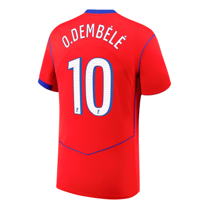 O.DEMBÉLÉ #10 Les Parisiens Third Maillot 2025/26 Rouge
