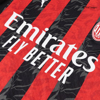 AC Milan Domicile Maillot 2025/26 Rouge&Noir Joueur