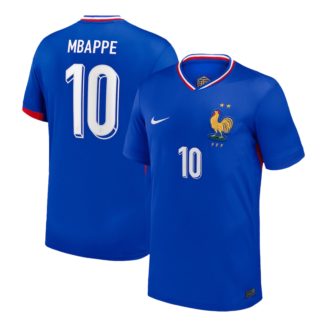 MBAPPE #10 France Domicile Maillot 2024 Bleu