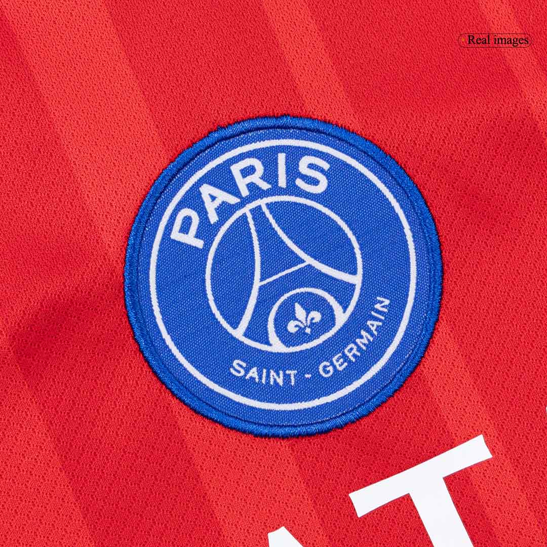 Les Parisiens Third Maillot Kit 2025/26 Enfant Rouge