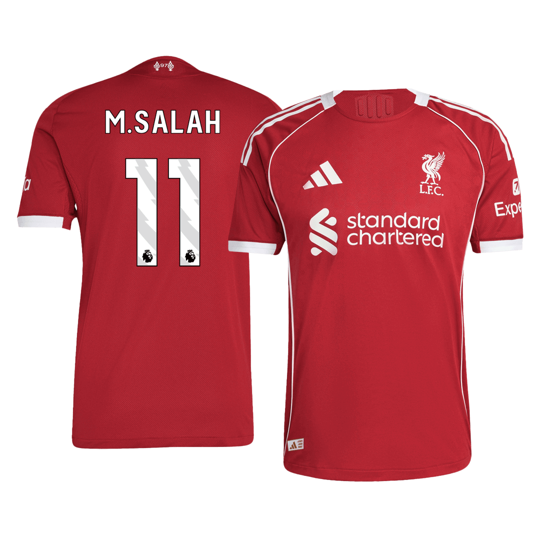 M.SALAH #11 Liverpool Domicile Maillot 2025/26 Rouge Joueur