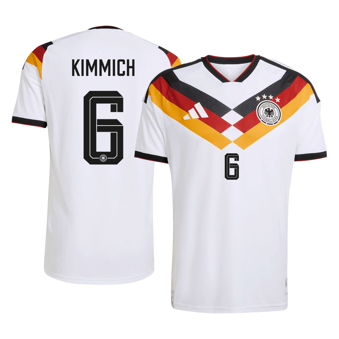 KIMMICH #6 Allemagne Domicile Maillot 2026 Blanc Joueur