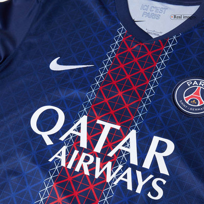 Les Parisiens Domicile Maillot 2025/26 Bleu marine - Super Grande Taille