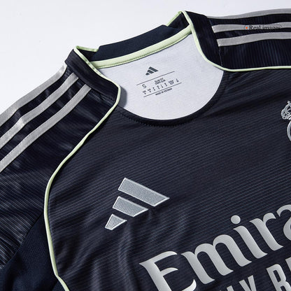 Men Real Madrid Extérieur Maillot Kit 2025/26 Bleu marine - Super