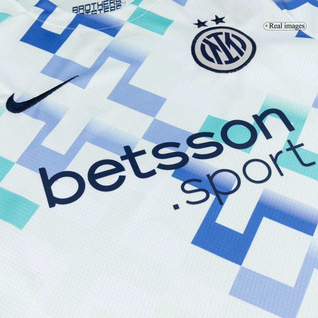 Inter Milan Extérieur Maillot Kit 2025/26 Enfant Blanc
