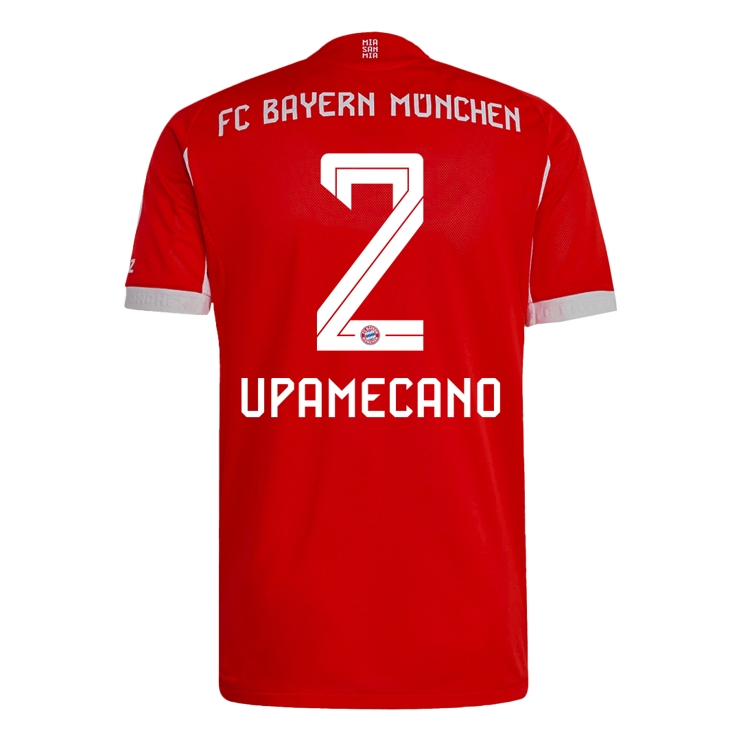 UPAMECANO #2 Bayern Munich Domicile Maillot 2025/26 Rouge Joueur