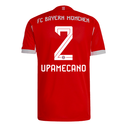UPAMECANO #2 Bayern Munich Domicile Maillot 2025/26 Rouge Joueur