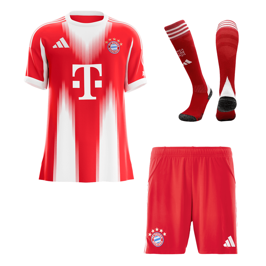 Men Bayern Munich Domicile Maillot Kit 2025/26 Rouge - Super