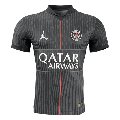 Les Parisiens Fourth Maillot 2025/26 Noir Joueur