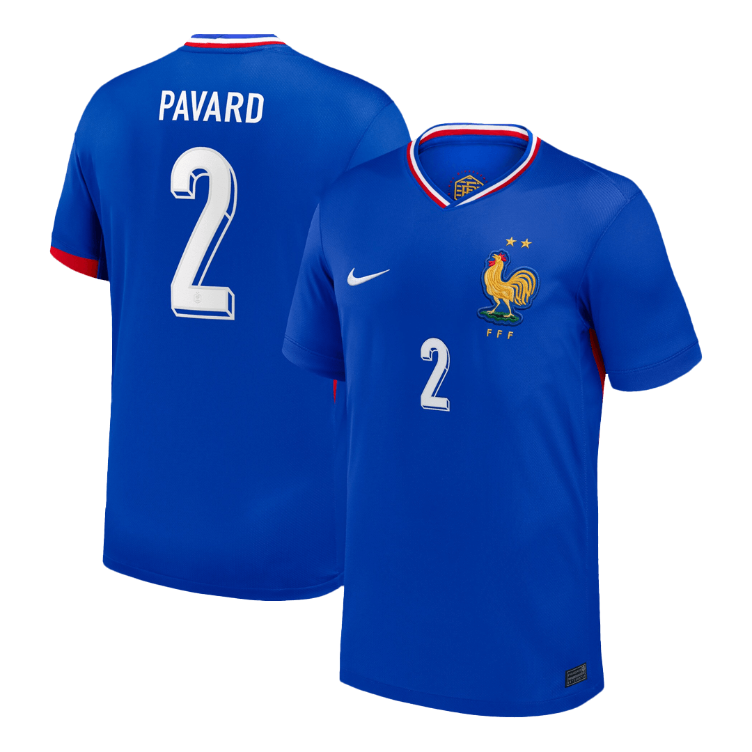 PAVARD #2 France Domicile Maillot 2024 Bleu