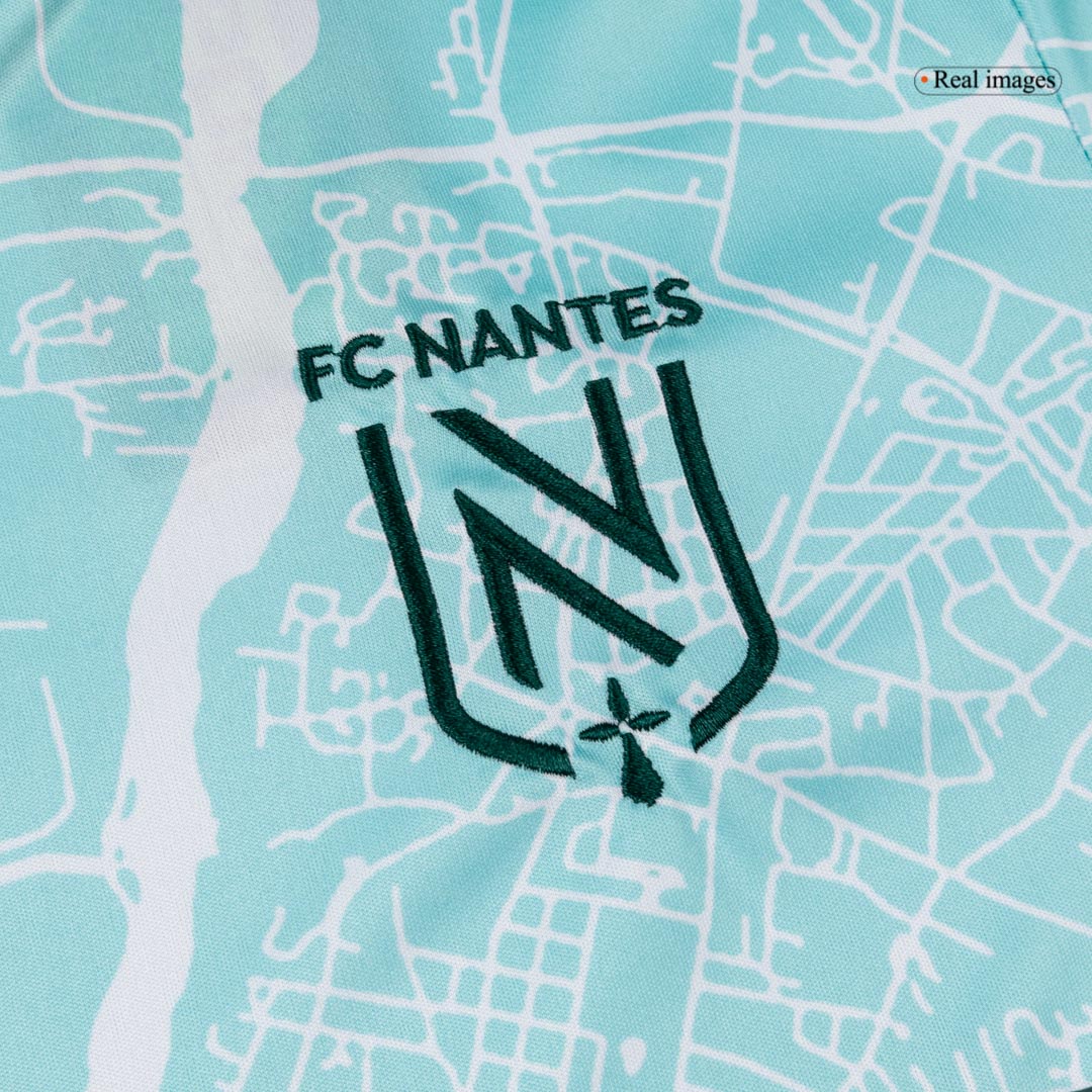 FC Nantes Extérieur Maillot 2025/26 Bleu Grande Taille