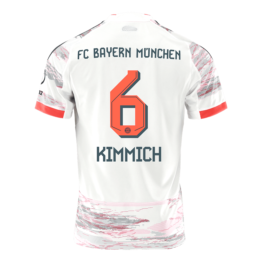 KIMMICH #6 Bayern Munich Extérieur Maillot 2025/26 Blanc