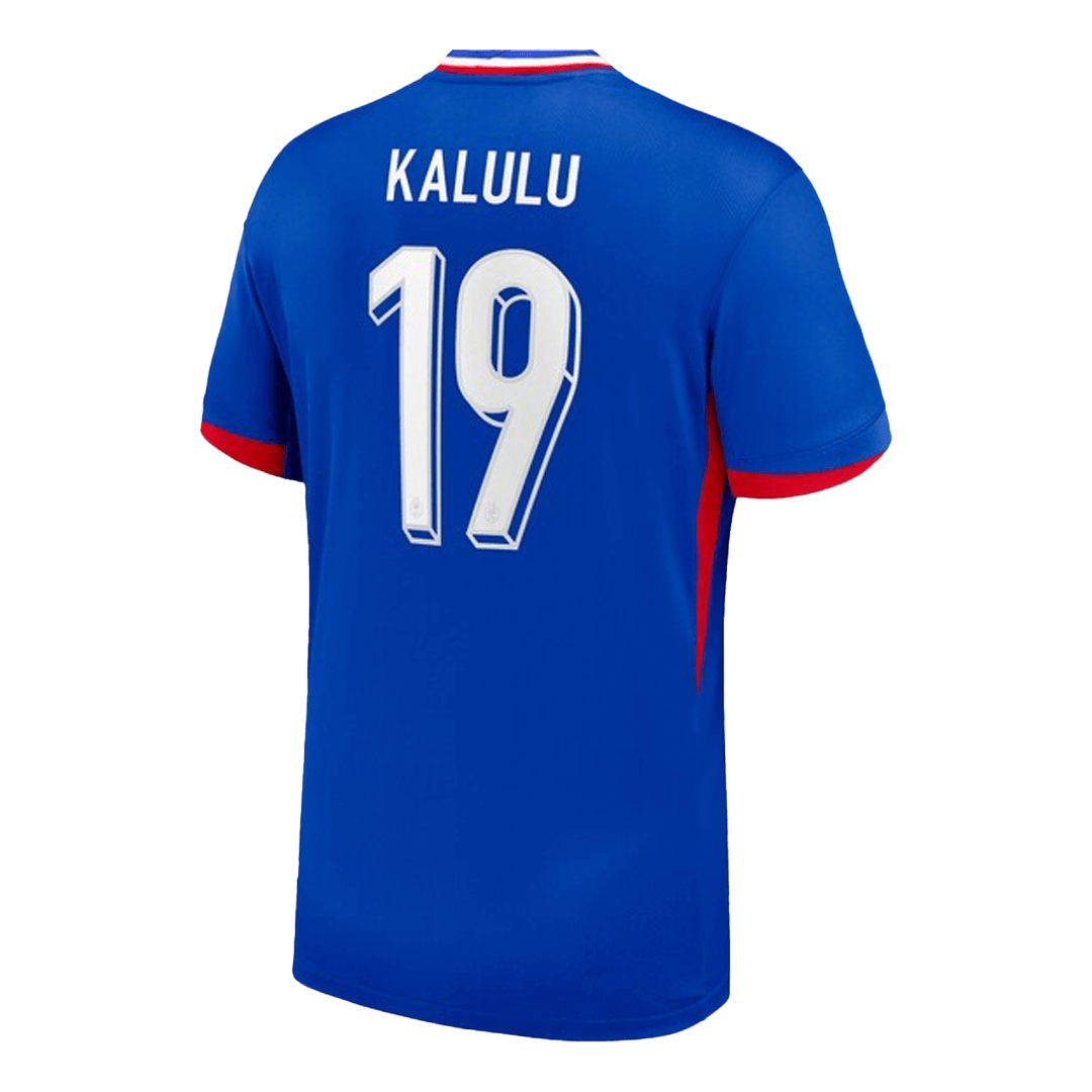 KALULU #19 France Domicile Maillot 2024 Bleu