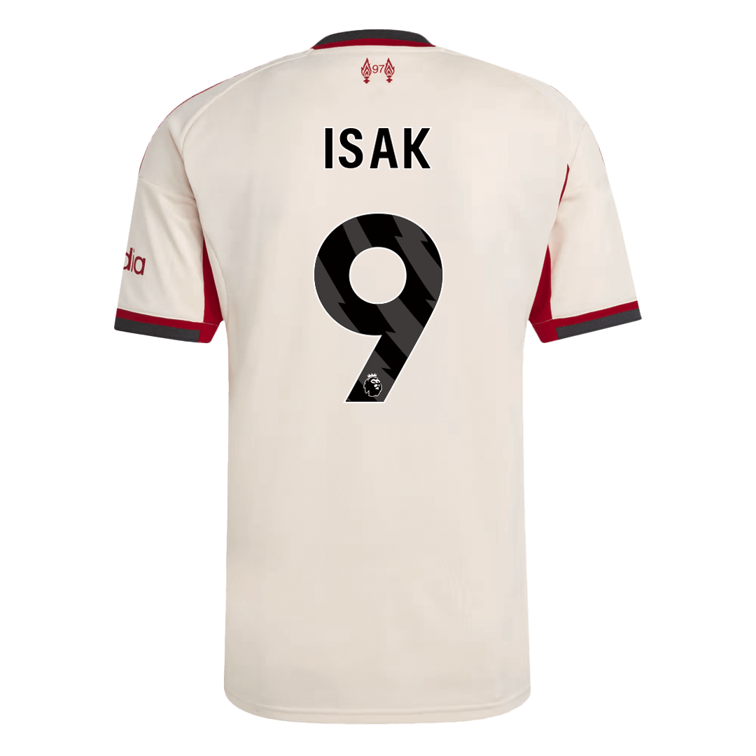 ISAK #9 Liverpool Extérieur Maillot 2025/26 Blanc