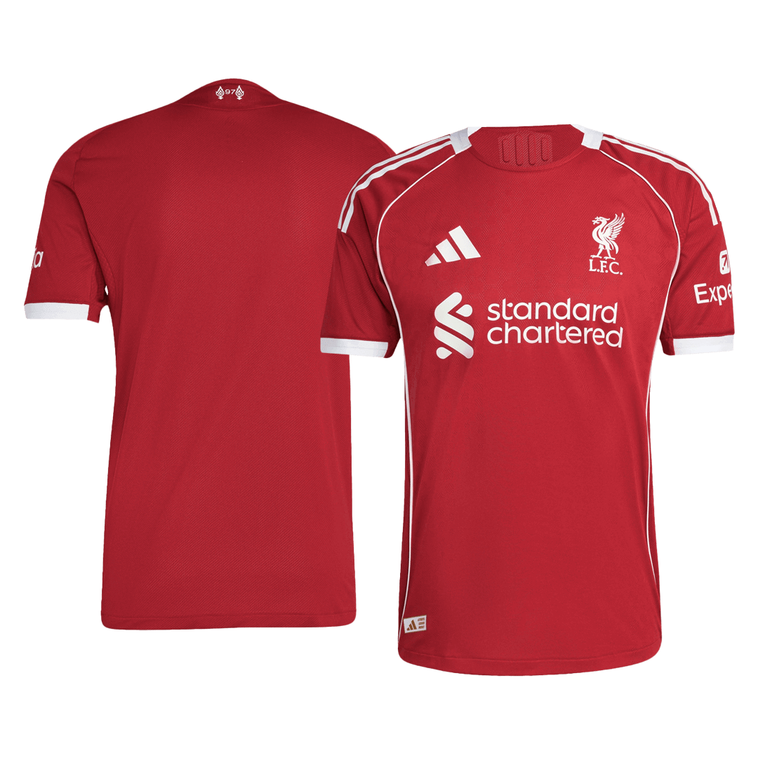 Liverpool Domicile Maillot 2025/26 Rouge Joueur