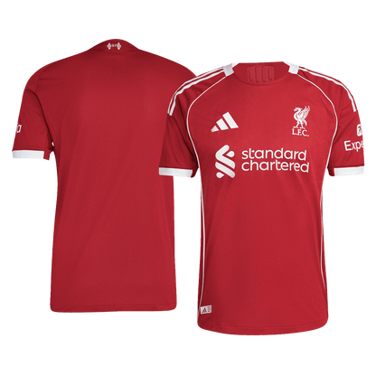 Liverpool Domicile Maillot 2025/26 Rouge Joueur
