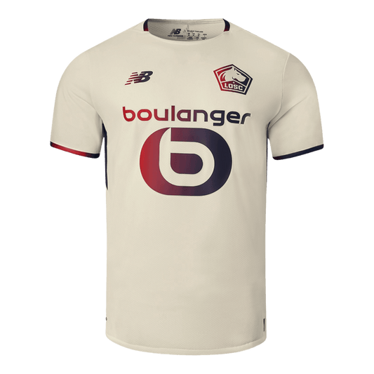 Lille OSC Extérieur Maillot 2025/26 Beige Grande Taille