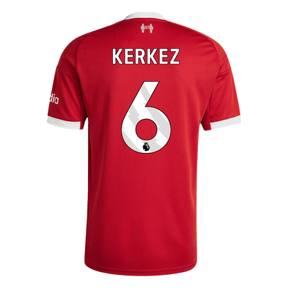 KERKEZ #6 Liverpool Domicile Maillot 2025/26 Rouge