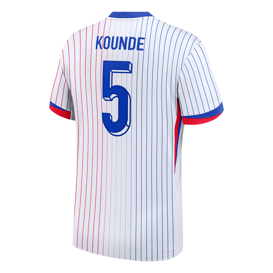 KOUNDE #5 France Extérieur Maillot 2024 Blanc