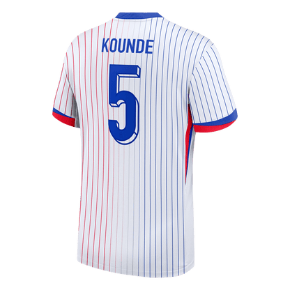 KOUNDE #5 France Extérieur Maillot 2024 Blanc