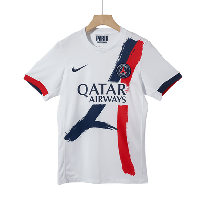 KVARATSKHELIA #7 Les Parisiens Extérieur Maillot 2024/25 Blanc
