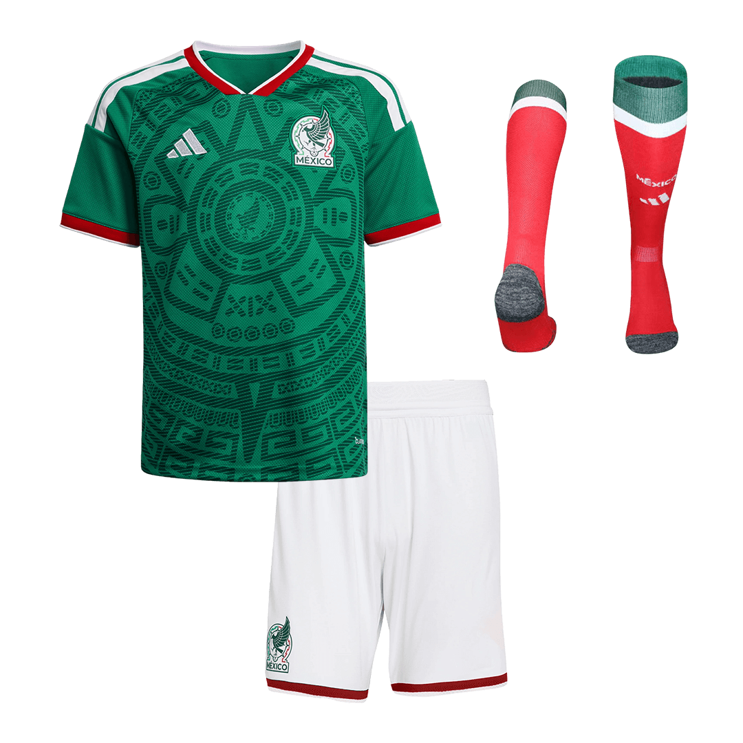 Mexique Domicile Maillot Kit 2026 Enfant Vert
