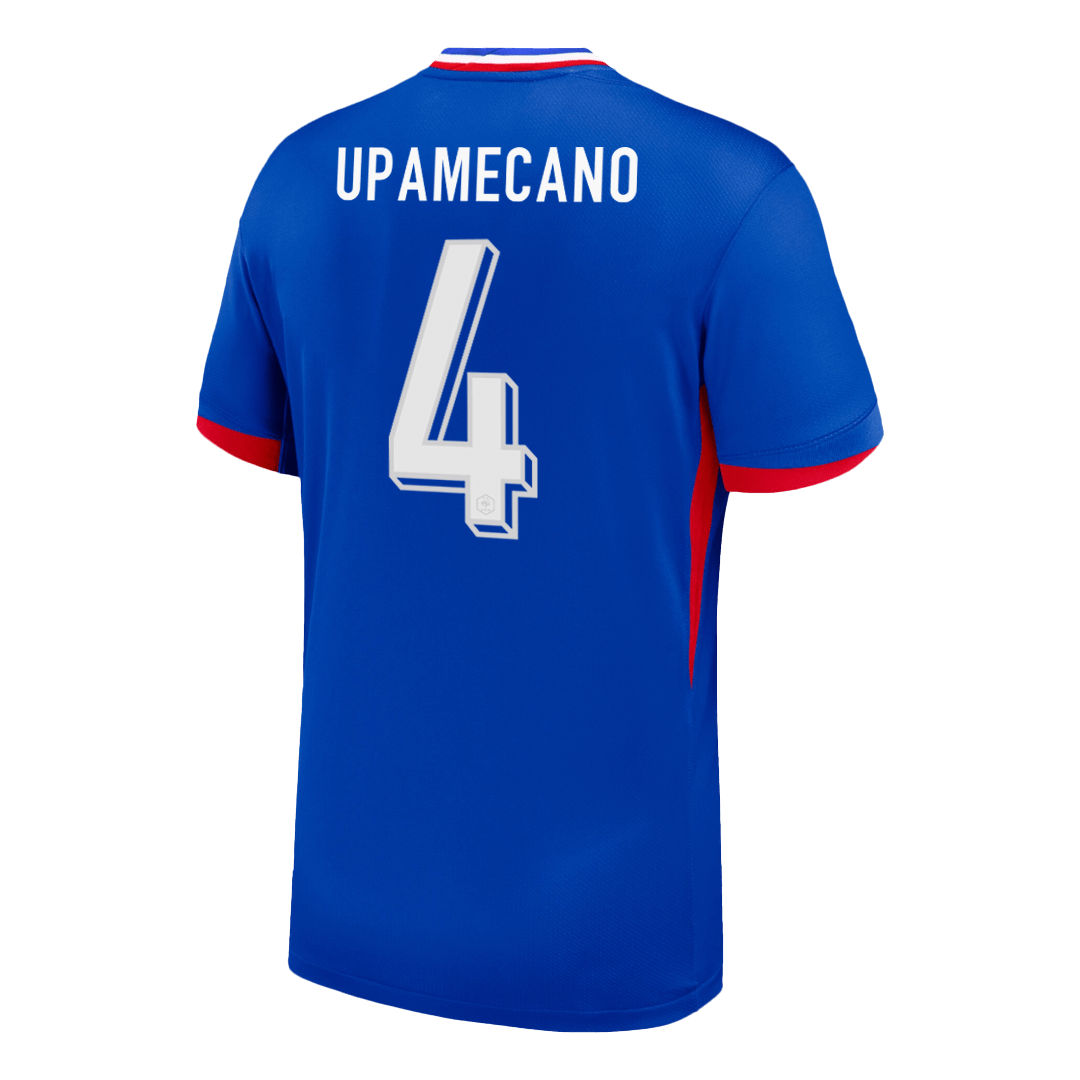 UPAMECANO #4 France Domicile Maillot 2024 Bleu