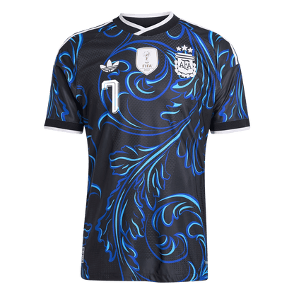 DE PAUL #7 Argentine Extérieur Maillot 2026 Noir Joueur