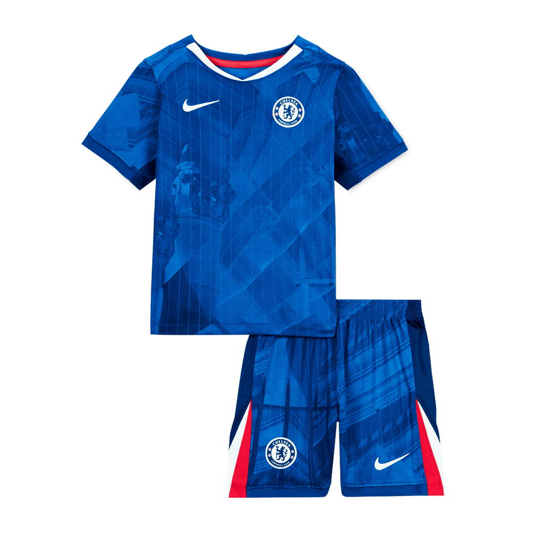 Chelsea Domicile Maillot Kit 2025/26 Enfant Bleu