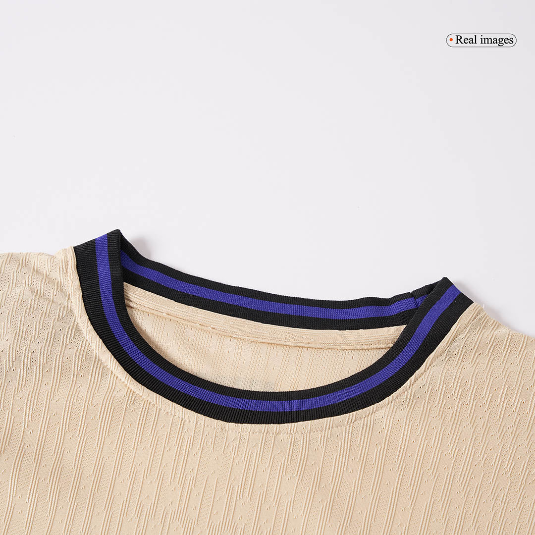 Barcelone Extérieur Maillot 2025/26 Jaune Joueur