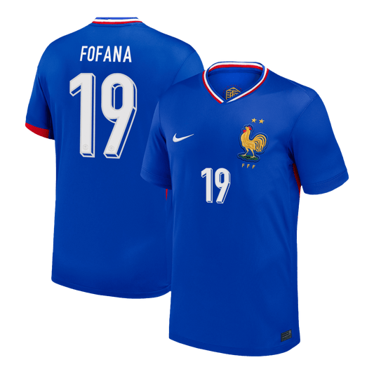 FOFANA #19 France Domicile Maillot 2024 Bleu