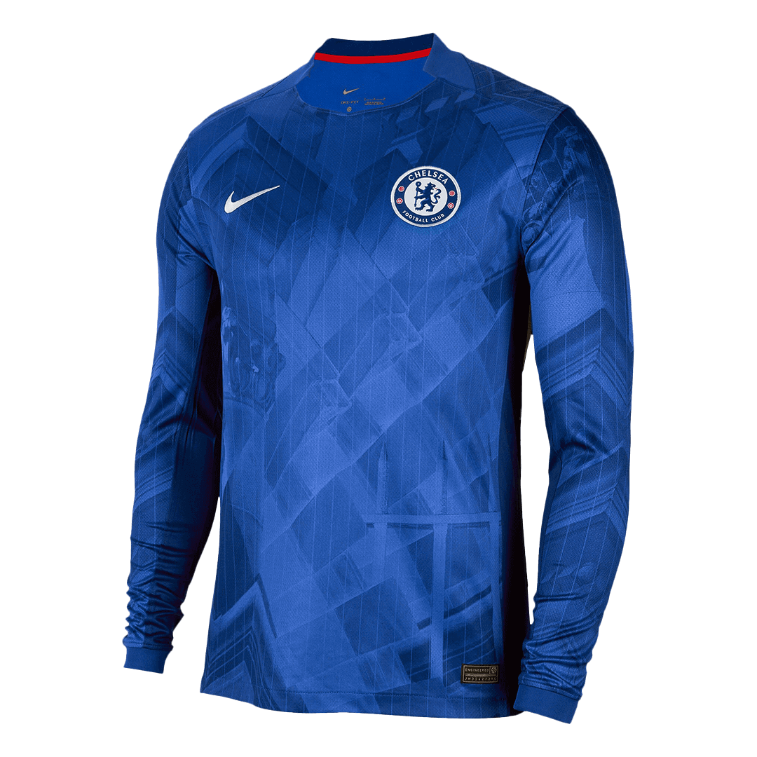 Chelsea Domicile Maillot Manches Longues 2025/26 Bleu