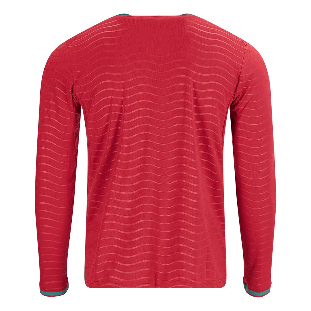 Portugal Domicile Maillot Manches Longues 2026 Rouge
