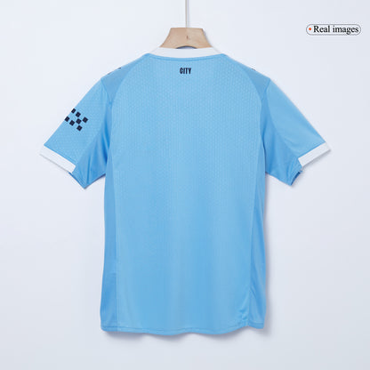 Manchester City Domicile Maillot 2025/26 Bleu Joueur