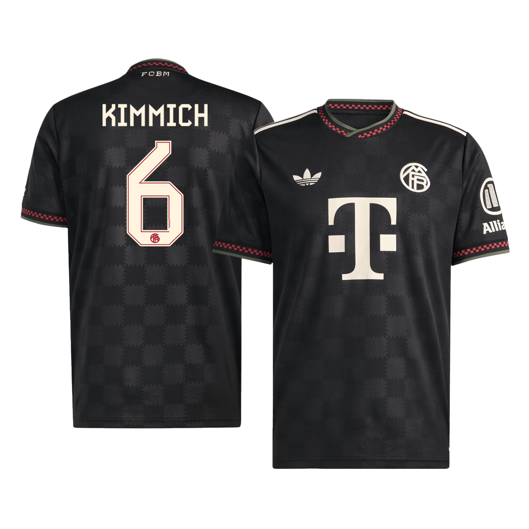 KIMMICH #6 Bayern Munich Third Maillot 2025/26 Noir