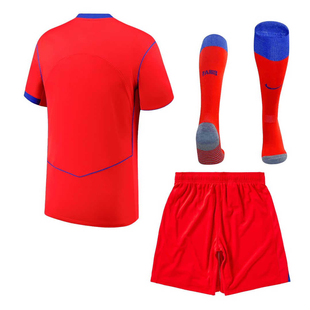 Les Parisiens Third Maillot Kit 2025/26 Rouge