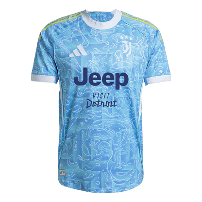 Juventus Extérieur Maillot 2025/26 Bleu Joueur