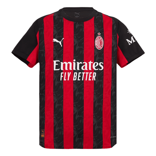 AC Milan Domicile Maillot 2025/26 Rouge&Noir Joueur