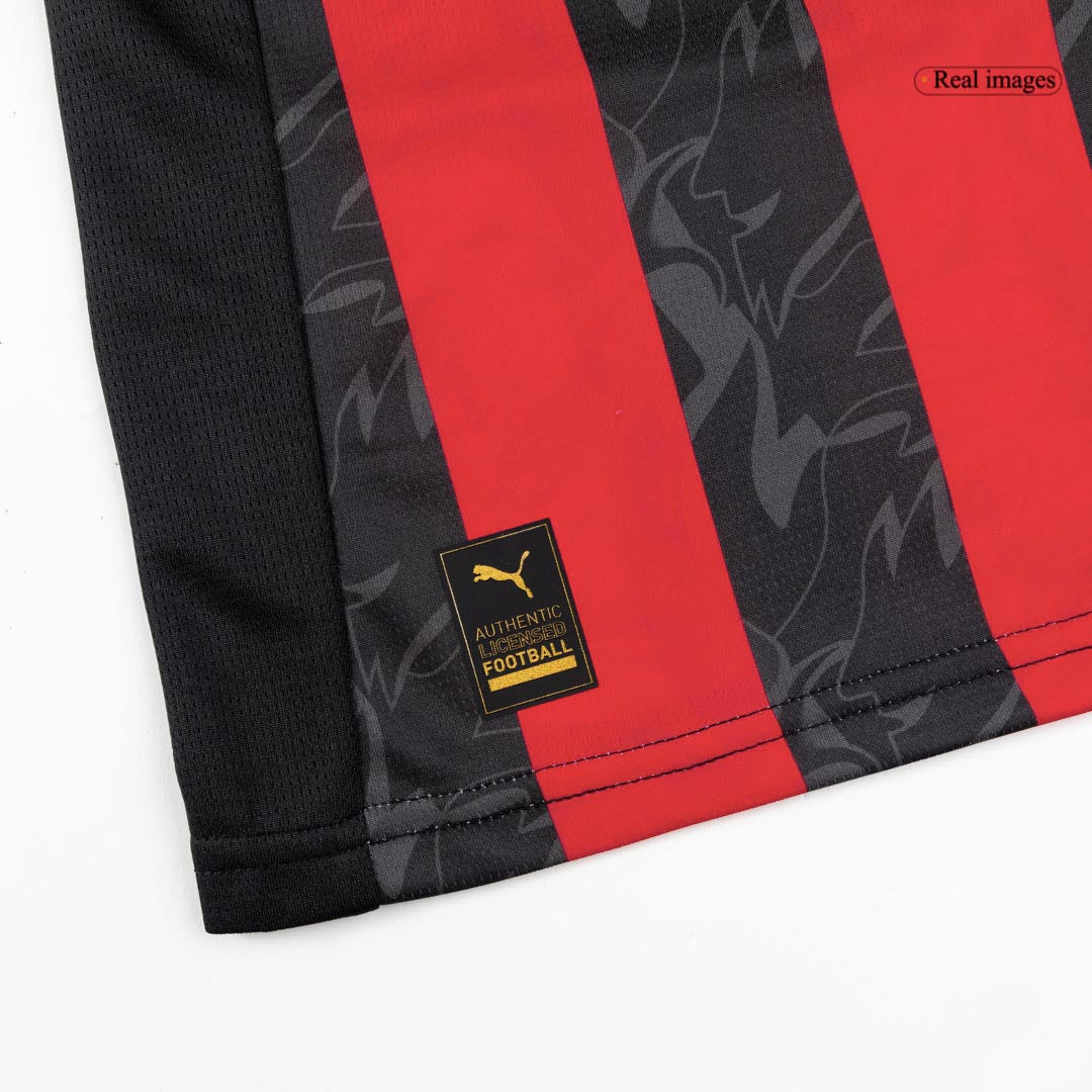 Men AC Milan Domicile Maillot Kit 2025/26 Rouge&Noir - Super