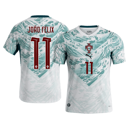 JOÃO FÉLIX #11 Portugal Extérieur Maillot 2026 White&Green