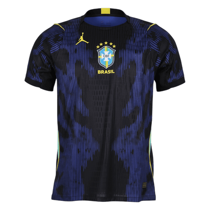 Brésil Extérieur Maillot 2026 Bleu marine Joueur