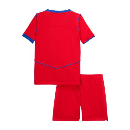 Les Parisiens Third Maillot Kit 2025/26 Enfant Rouge