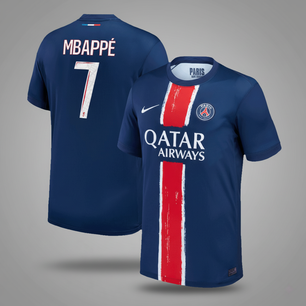 MBAPPÉ #7 Les Parisiens Domicile Maillot 2024/25 Bleu marine
