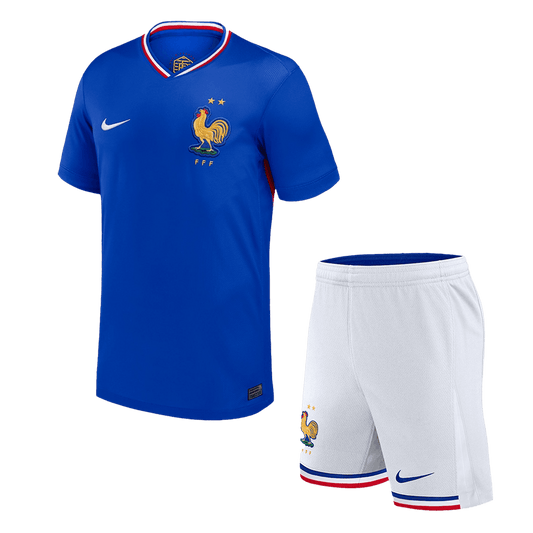 France Domicile Maillot Kit 2024 Bleu