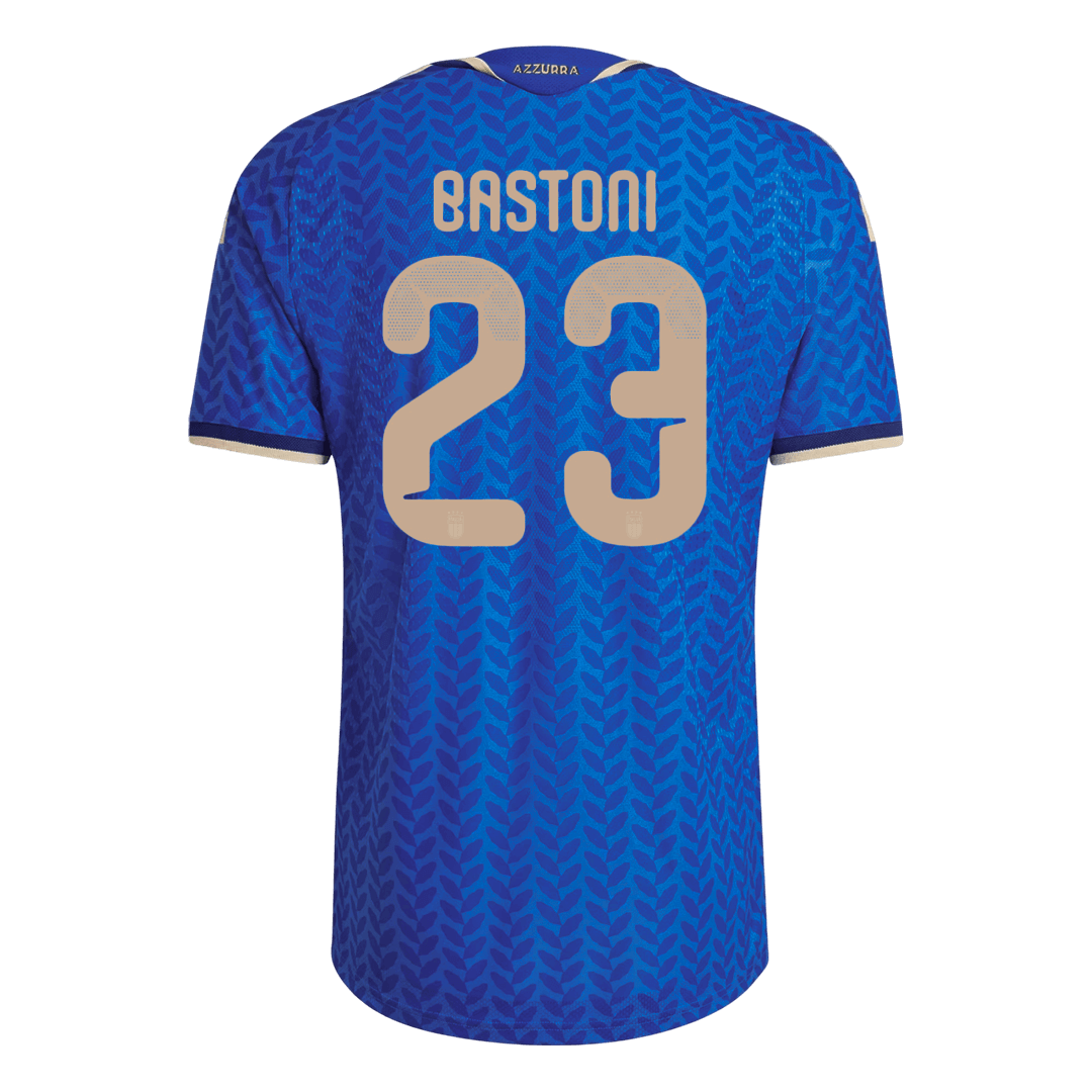 BASTONI #23 Italie Domicile Maillot 2026 Bleu Joueur