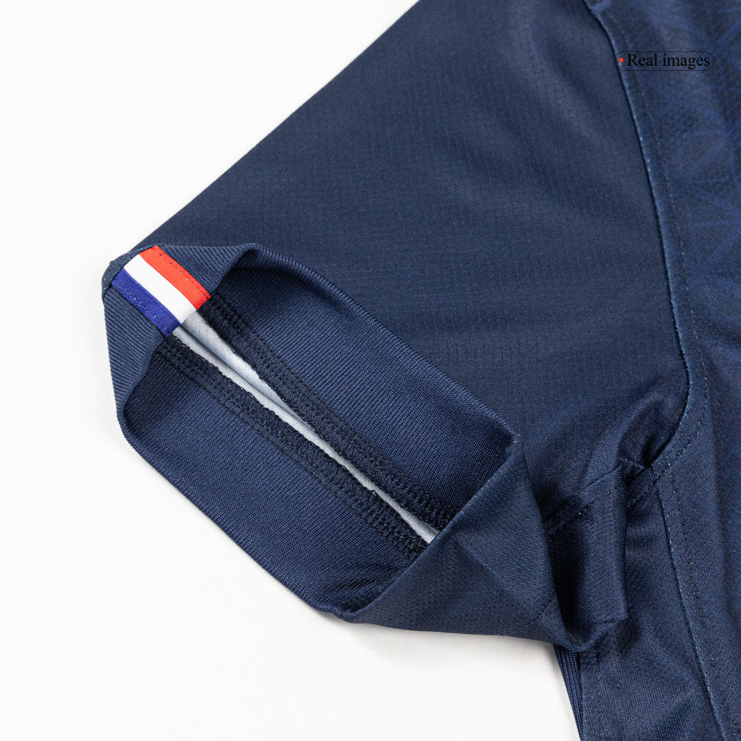 KVARATSKHELIA #7 Les Parisiens Domicile Maillot 2025/26 Bleu marine - Super