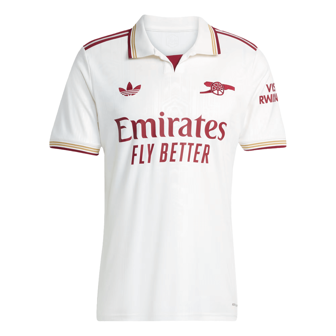 Arsenal Third Maillot 2025/26 Blanc