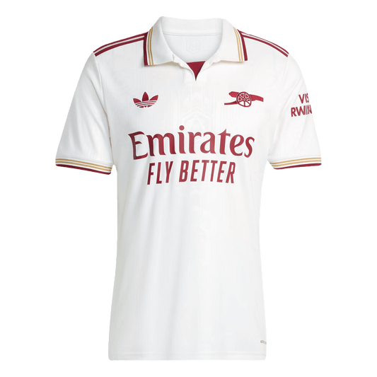 Arsenal Third Maillot 2025/26 Blanc
