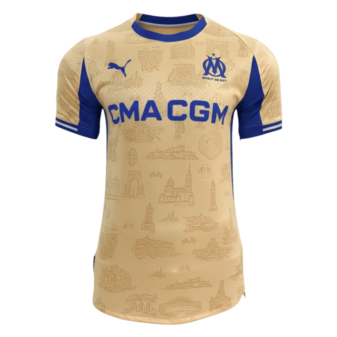 Olympique de Marseille Fourth Maillot 2025/26 Jaune Joueur